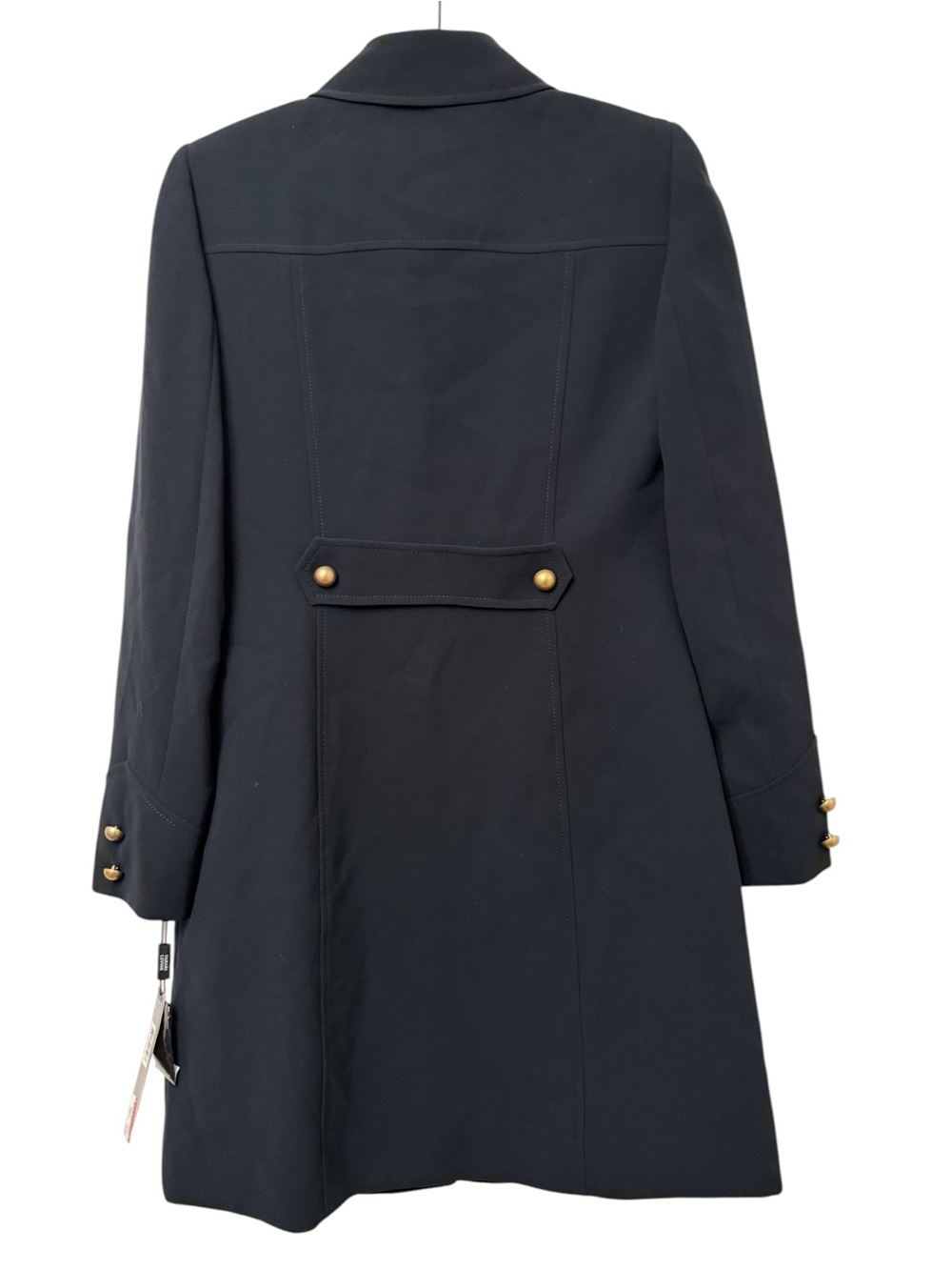NWT Tahari Arthur S. Levine Navy Military Button Coat - Picture 5 of 6